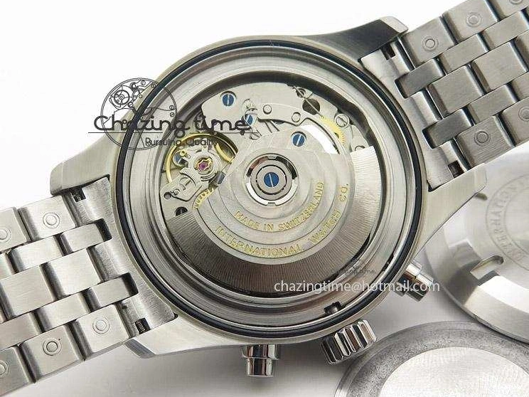 MIROTIME 0122 Minimalist Pilot Chrono 3777 43mm ZF 1:1 Best Edition Black Dial On SS Bracelet A 7364